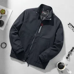 trendbite Solid Men Wind Cheater-picture-10