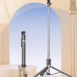 Nextronomy R1SL Extendable Selfie Stick with Wireless Bluetooth Remote and Tripod Stand Tripod-image-1