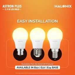 halonix 2.9 W Basic Round B22 D LED Bulb image 3