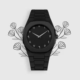 toychrono New Black Aura Arabic Dial Analog Men's Watch Wedding, Casual & Formal Wear Analog Watch - For Men Arabic Black /02-picture-43