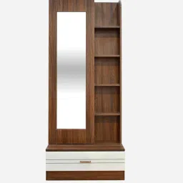 outkraft Portland Dressing Unit M In Planked Oak Dark With Ceramic White Finish image 3