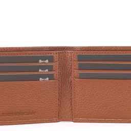 leatherician Men & Women Travel Tan Genuine Leather Wallet image 2
