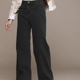 roadster Women Slim High Rise Black Jeans-picture-14
