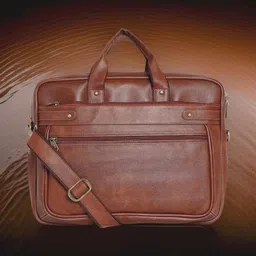 house of common Men & Women Tan Messenger Bag-picture-24