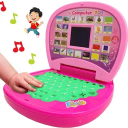 khyali Kids Baby Educational Activity Learning Laptop Toy with LED Display & Music|166-picture-25