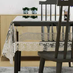 bluegrass Solid 6 Seater Table Cover image 3