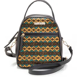 house of common Black Women Sling Bag Women's Satchel Bag | Ladies Purse Handbag | Women's Handbag -EthnicTraditionall-picture-35