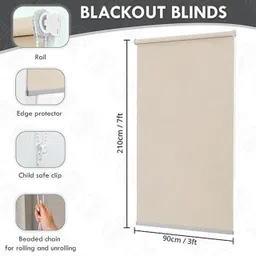 blinds bazar Roller Blind Hand Drawn On Window image 2