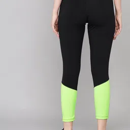 being runner Color Block Women Multicolor Tights image 2