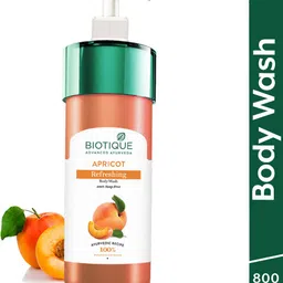 biotique Apricot Refreshing Body Wash | Super Saver XL Pump Bottle | Exfoliates Skin-picture-19