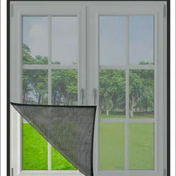 auranest Window Mosquito Net Pre Stiched with Adhesive Hook & Loop Tape Polyester Washable Adults Mosquito Net-picture-46