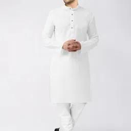 anrex Men Self Design Jacquard Straight Kurta-picture-10