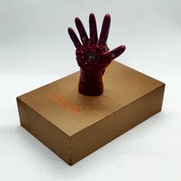 Explorer ™ Iron Man Hand Shape Rechargable USB Cigarette Wind Proof Lighter Beautiful Gifting Purpose For Cigarette Lovers | Metal body Cigarette Lighter, USB Charger image 5