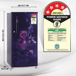 lg 185 L Direct Cool Single Door 4 Star Refrigeratorwith Smart Inverter Compressor image 5