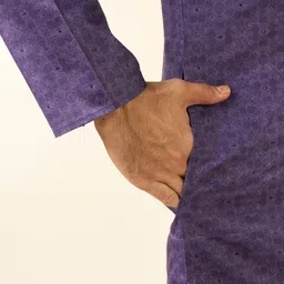 diwas by manyavar Men Cotton Blend Kurta Pyjama Set image 5