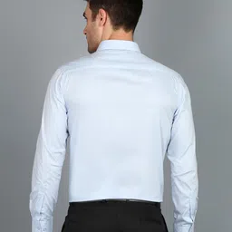 sam & jack Men Regular Fit Solid Spread Collar Formal Shirt image 2