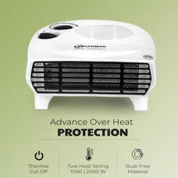 shreyansh (2000 Watt) With 4 Heating Mode Full ABS Body Electric Room Heater Fan Room Heater image 5