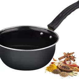 Kitchen Non-Stick Utensils Tea/Coffee Sauce Pan - Induction & Gas Stove Sauce Pan 17 cm diameter 1.4 L capacity-image-3