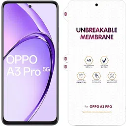 Blate Edge To Edge Screen Guard for OPPO A3 PRO MATTE FRONT MEMBRANE HYDROGEL FILM-image-49
