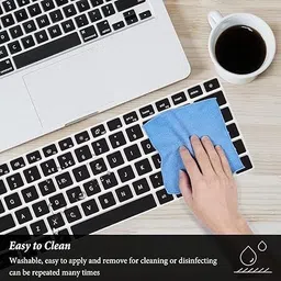 powernex Keyboard Cover for 3320 3420 3430 5430 7420 7430 Laptop - Black laptop Keyboard Skin image 5