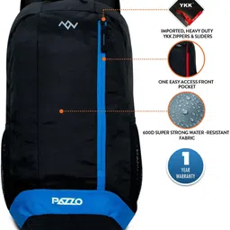 pazzo Small 20 L Backpack Sky (1 Compartment - Small Bag) for College/School/Office/Daily Use image 5