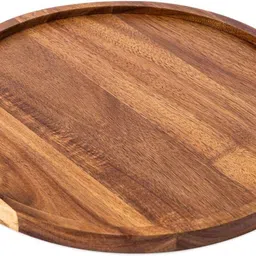 psr enterprises Wooden Round Tray Brown Wood Ashtray-picture-14