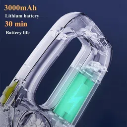 alwafli Handheld Cordless Mini Car Vacuum Cleaner with Powerful Suction for Home, Office Car Vacuum Cleaner image 4