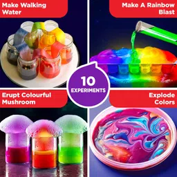 einstein box Science Return Gifts for Kids|DIY Colour Science Kit 10 Fun Experiments|Age 4+ image 3