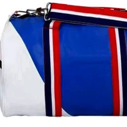 20 L Gym Duffel Bag - Sport Bag WITH SHIPPER for gym and travel BAG||Duffel Shoulder Bag (Kit Bag) - Blue, White-image-81