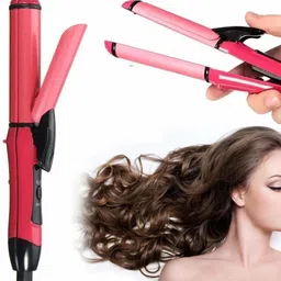 Viksenterprise Professional N2009 2in1 Hair Straightener & Curler Iron Machine B2 Hair Straightener image 3