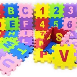 gauri Capital letters and numbers foam mat image 3