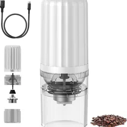 Electric Coffee Grinder, USB Rechargeable Portable Coffee & Spice Grinder 2 Cups Coffee Maker-image-28