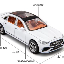 manaki enterprise 1:32 Scale Compatible Mercedes-Benz E300L Diecast Model Car - Zinc Alloy image 2