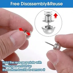 Whipbird Jeans waist Tightener Button Brooch image 2