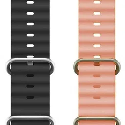 Priavy Black, Pink Smart Watch strap for iWatch Band Ultra 49mm 45mm 44mm 42mm silicon 42 mm Silicone Watch Strap-picture-27