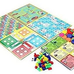 sanchi creation Business Game 5-in-1 with Coins (Multicolour) Party & Fun Board Game-picture-21