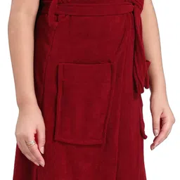 lacylook Maroon XL Bath Robe image 5