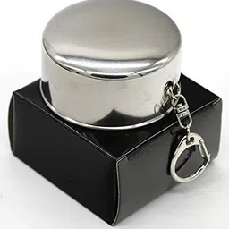 swaracreation Portable Foldable Stainless Steel Glass Collapsible,Travel & Camping Friendly Stainless Steel Beer Mug image 5