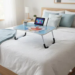 wifty Portable & Foldable Study Table for Kids | Work from Home Table | Sturdy Design Wood Portable Laptop Table-picture-26