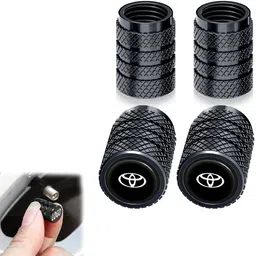 rosa store Aluminium Tyre Valve Cap for Car-picture-13
