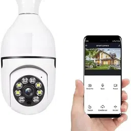 JPY WiFi Bulb Smart Camera 1080p With 360° View Wireless Smart CCTV With IP66 Security Camera-image-32