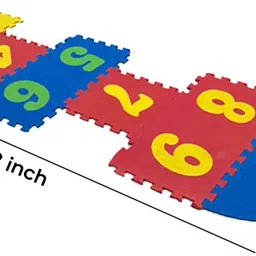 desi toys Hopscotch Game Play Mat Anti-skid Interlocking Eva Foam Indoor & Outdoor Game image 2