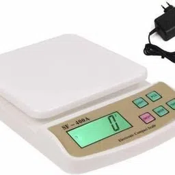 CHHOKRA 10kg x 1g Kitchen Scale Multi-purpose weight measuring machine with Adapter Weighing Scale-picture-26