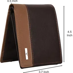 urban forest Men Casual Brown Genuine Leather RFID Wallet image 5