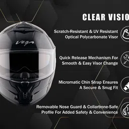 vega Zap D/V Motorbike Helmet image 3