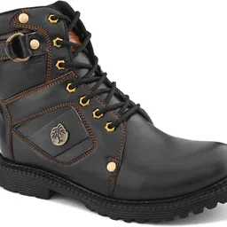 killer Black Casual Boots For Men Boots For Men image 4