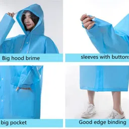 frankopolis Solid Women Raincoat image 3