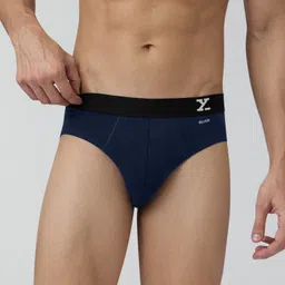xyxx Pack of 1 Traq Anti-bacterial Odour-free cotton Solid Men Brief-picture-28