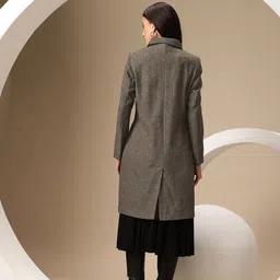 chemistry Wool Coat For Women image 4