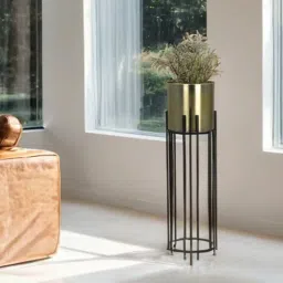 royaloak Metal planter with stand Large-picture-30